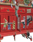 "Santa's Dresser" - 3D Pop Up Christmas Card