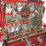 "Santa's Dresser" - 3D Pop Up Christmas Card