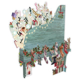 "Santa's Piano" - 3D Pop Up Christmas Card