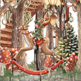 "Santa's Workshop" - 3D Pop Up Christmas Card