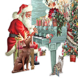 "Santa's Piano" - 3D Pop Up Christmas Card