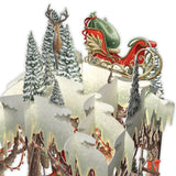 "Santa's Workshop" - 3D Pop Up Christmas Card