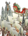 "Santa's Workshop" - 3D Pop Up Christmas Card