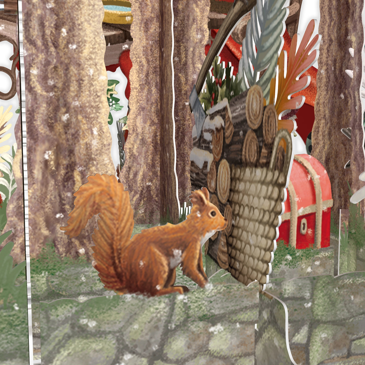 "Santa's Workshop" - 3D Pop Up Christmas Card
