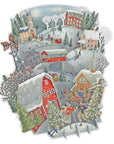 "Christmas Folk" - Top of the World Christmas Card