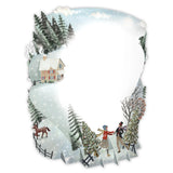 "Christmas Folk" - Top of the World Christmas Card