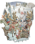 "Santa's Team" - Top of the World Christmas Card