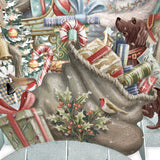 "Santa's Team" - Top of the World Christmas Card