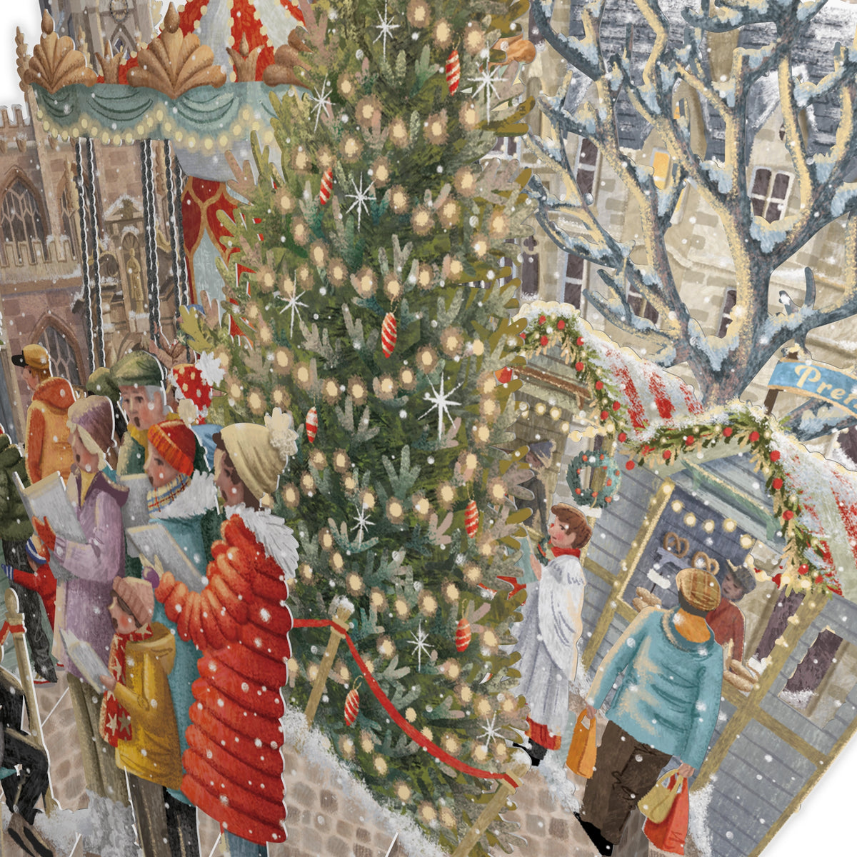 "Oxford Christmas" - Top of the World Christmas Card