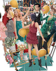 "Christmas Cocktails" - Top of the World Christmas Card