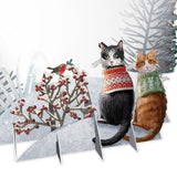 "Cat's Christmas Tree" - Top of the World Christmas Card