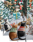 "Cat's Christmas Tree" - Top of the World Christmas Card