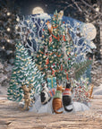 "Cat's Christmas Tree" - Top of the World Christmas Card