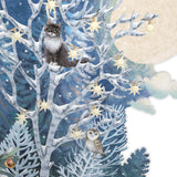 "Cat's Christmas Tree" - Top of the World Christmas Card