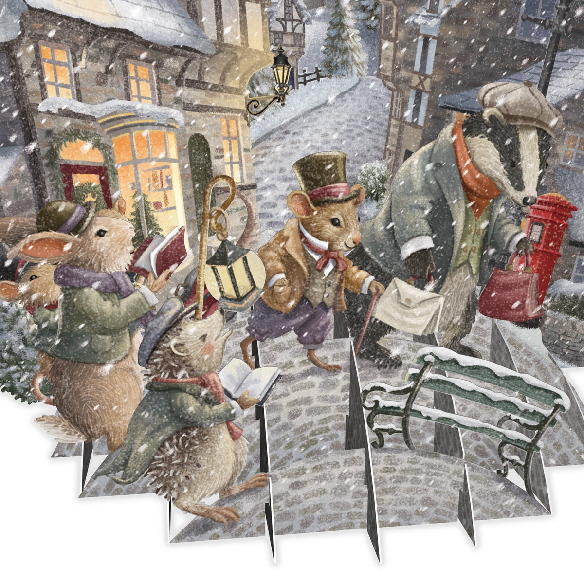 "Cold Noses" - Top of the World Christmas Card