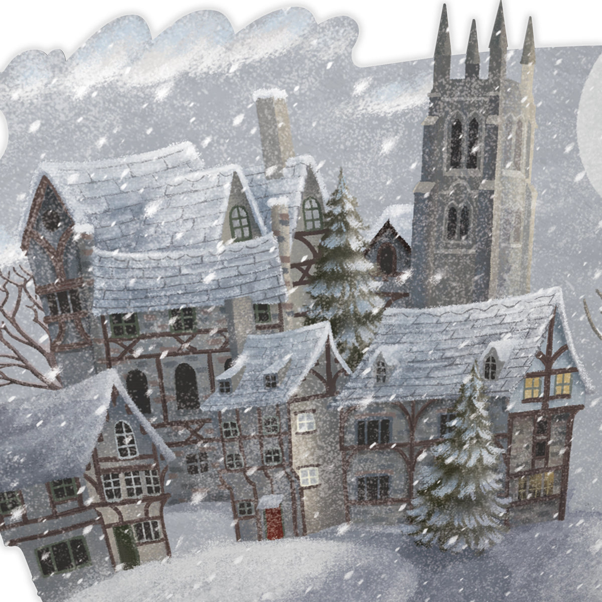 "Cold Noses" - Top of the World Christmas Card
