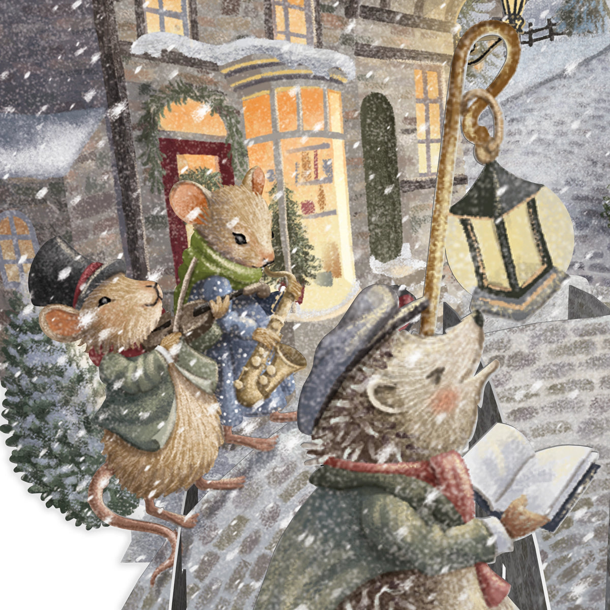 "Cold Noses" - Top of the World Christmas Card