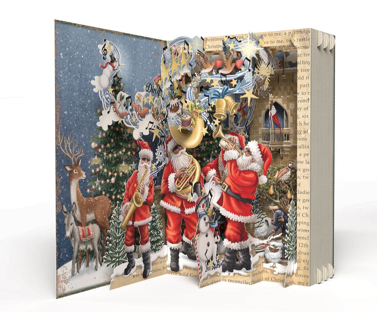 "Christmas Songs" Pop Up Christmas Card - Off The Page
