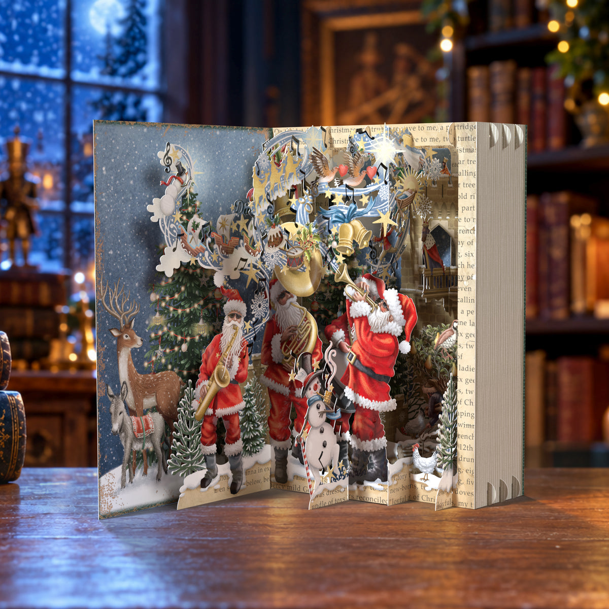 "Christmas Songs" Pop Up Christmas Card - Off The Page