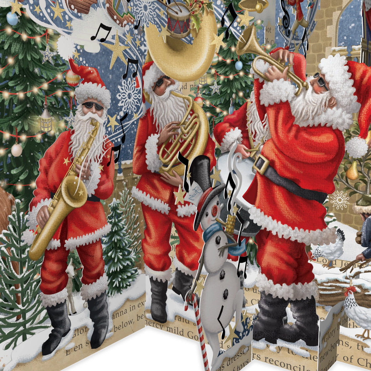 "Christmas Songs" Pop Up Christmas Card - Off The Page