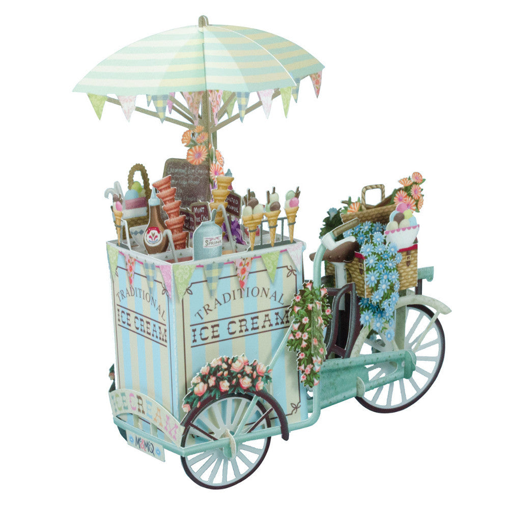 The Ice-cream Vendor - 3D Pop Up Greetings Card