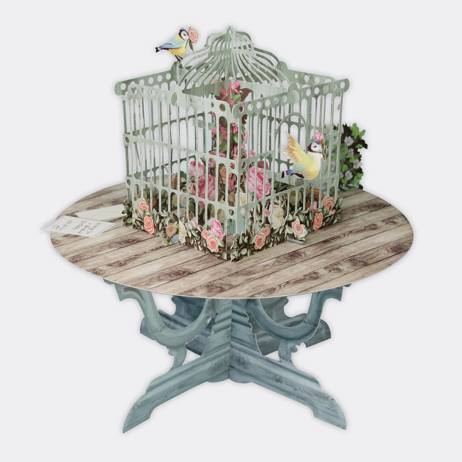 Roses on the Table 3D POP UP Card