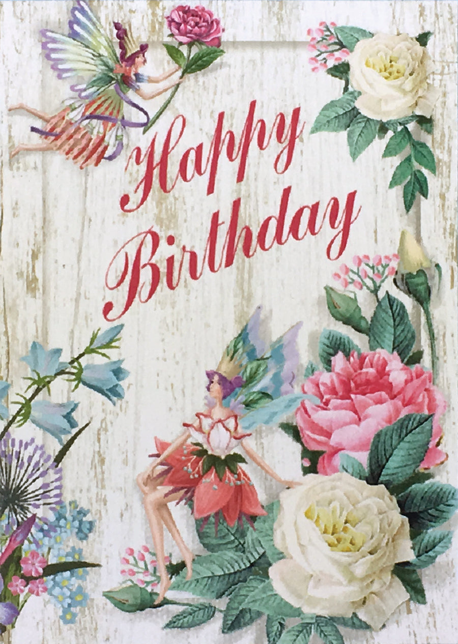 Flower Fairies - 3D Pop Up Greetings Card