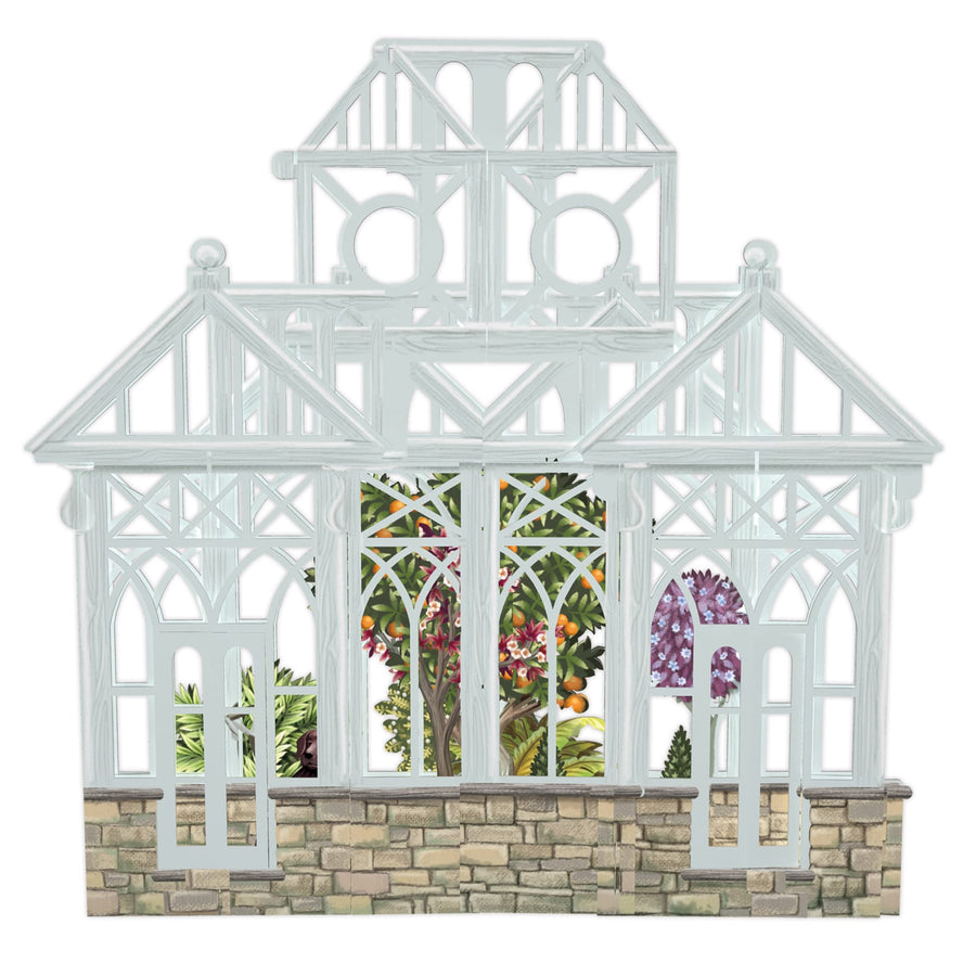 "The Glass House" - 3D Pop Up Greetings Card