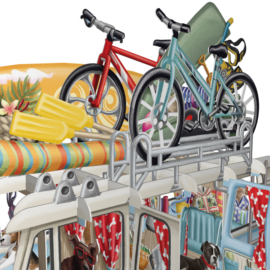 "The Camper Van" - 3D Pop Up Greetings Card