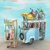"The Camper Van" - 3D Pop Up Greetings Card