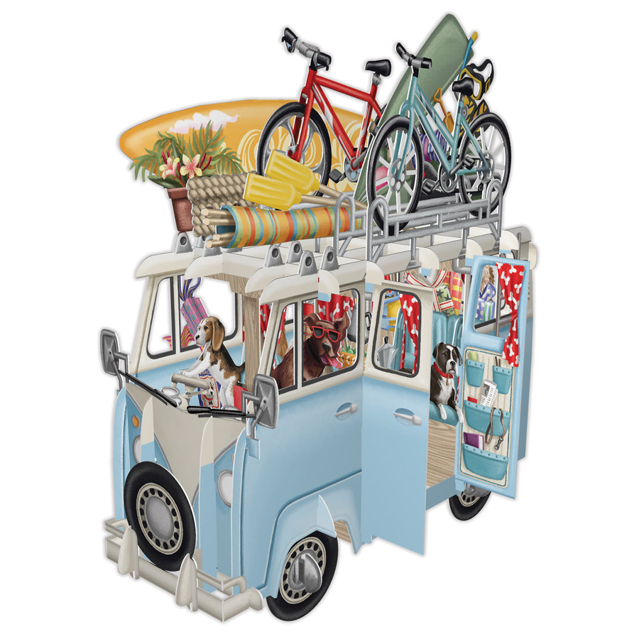 "The Camper Van" - 3D Pop Up Greetings Card