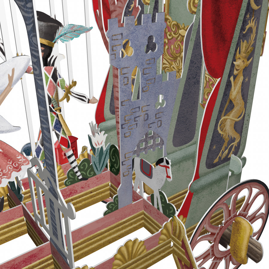 "Puppet Theatre" - 3D Pop Up Greetings Card