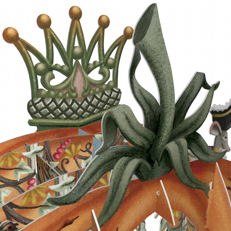 "Cinderella's Carriage" - 3D Pop Up Greetings Card