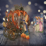 "Cinderella's Carriage" - 3D Pop Up Greetings Card