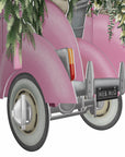 "The Pink Flower Car" - 3D Pop Up Greetings Card