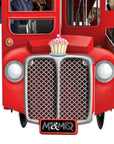 "The Party Bus" - 3D Pop Up Greetings Card