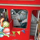 "The Party Bus" - 3D Pop Up Greetings Card