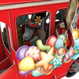 "The Party Bus" - 3D Pop Up Greetings Card