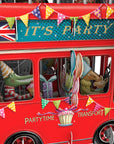 "The Party Bus" - 3D Pop Up Greetings Card