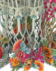 "The Green Cage" - 3D Pop Up Greetings Card