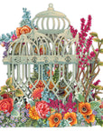 "The Green Cage" - 3D Pop Up Greetings Card
