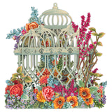 "The Green Cage" - 3D Pop Up Greetings Card