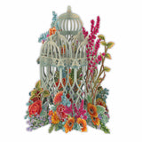 "The Green Cage" - 3D Pop Up Greetings Card
