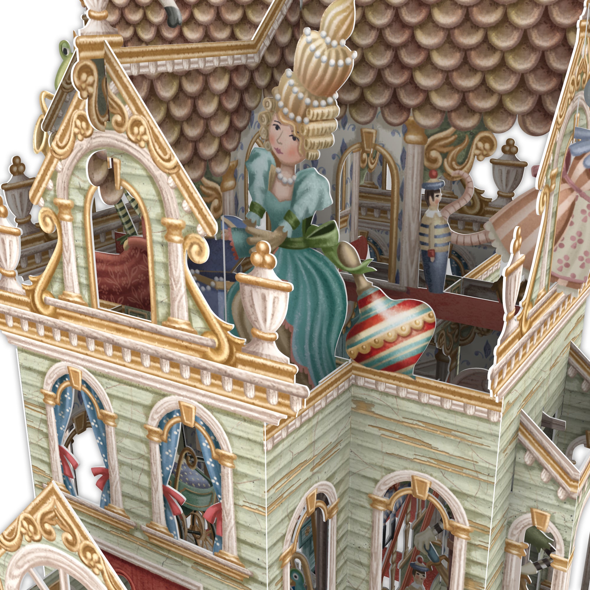 &quot;Doll&#39;s House&quot; - 3D Pop Up Greetings Card