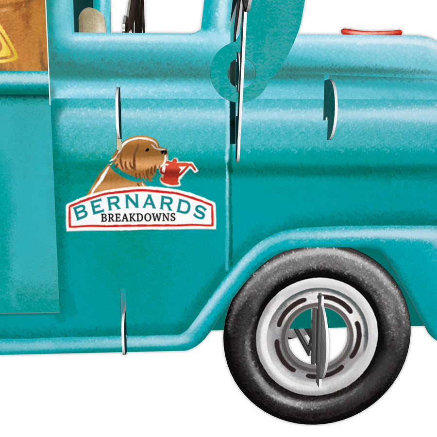 "Bernards Breakdowns" - 3D Pop Up Greetings Card