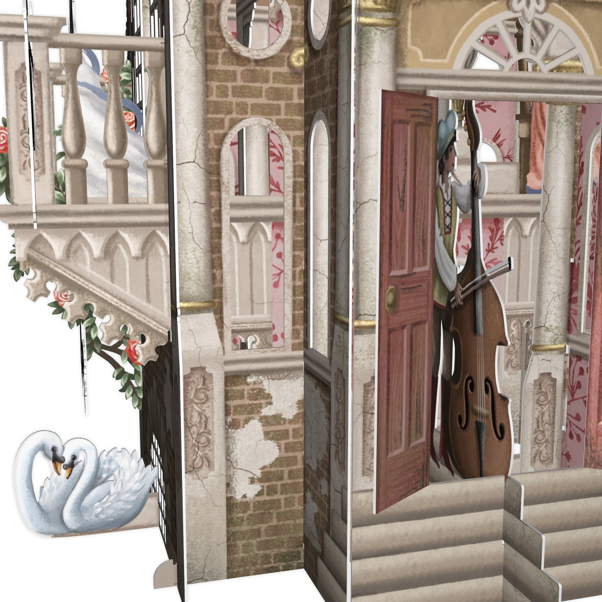 &quot;Romeo &amp; Juliet&quot; - 3D Pop Up Greetings Card
