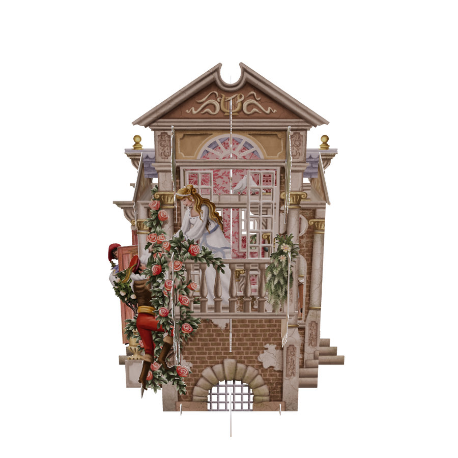 "Romeo & Juliet" - 3D Pop Up Greetings Card