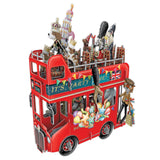 "The Party Bus" - 3D Pop Up Greetings Card