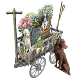 "Goat Cart" - 3D Pop Up Greetings Card