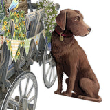 "Goat Cart" - 3D Pop Up Greetings Card